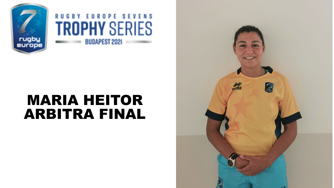 Maria Heitor Rugby PORTUGAL RUGBY - A árbitra Maria Heitor na Final às 19h34 de hoje