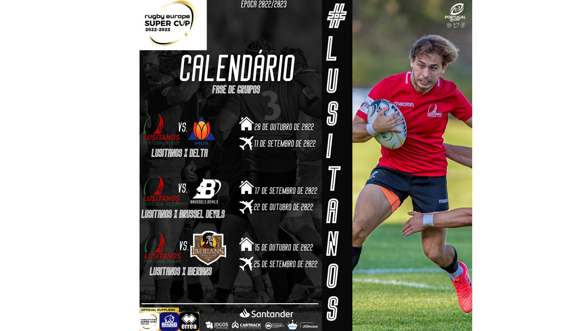 São estas as datas dos próximos jogos da seleção!! Vão ser certamente os  jogos mais decisivos na qualificação para o Mundial 2023 : r/RugbyPortugal