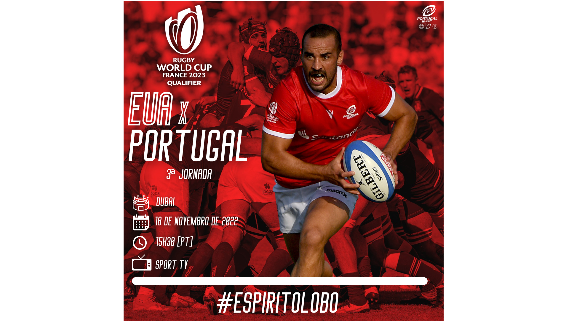 PORTUGAL RUGBY - Calendário do Torneio Final de Qualificação para o Rugby  World Cup 2023
