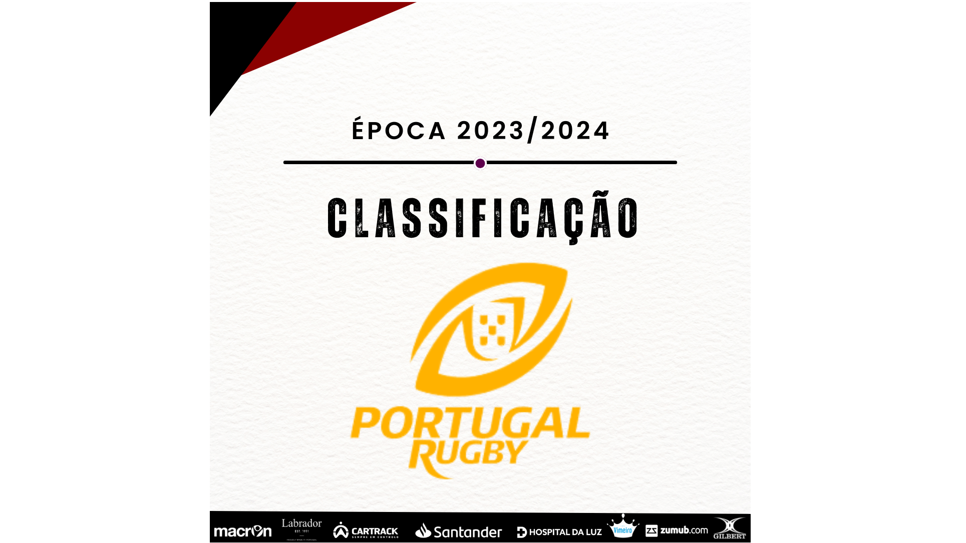 PORTUGAL RUGBY - Classificações: 22 & 23 de outubro