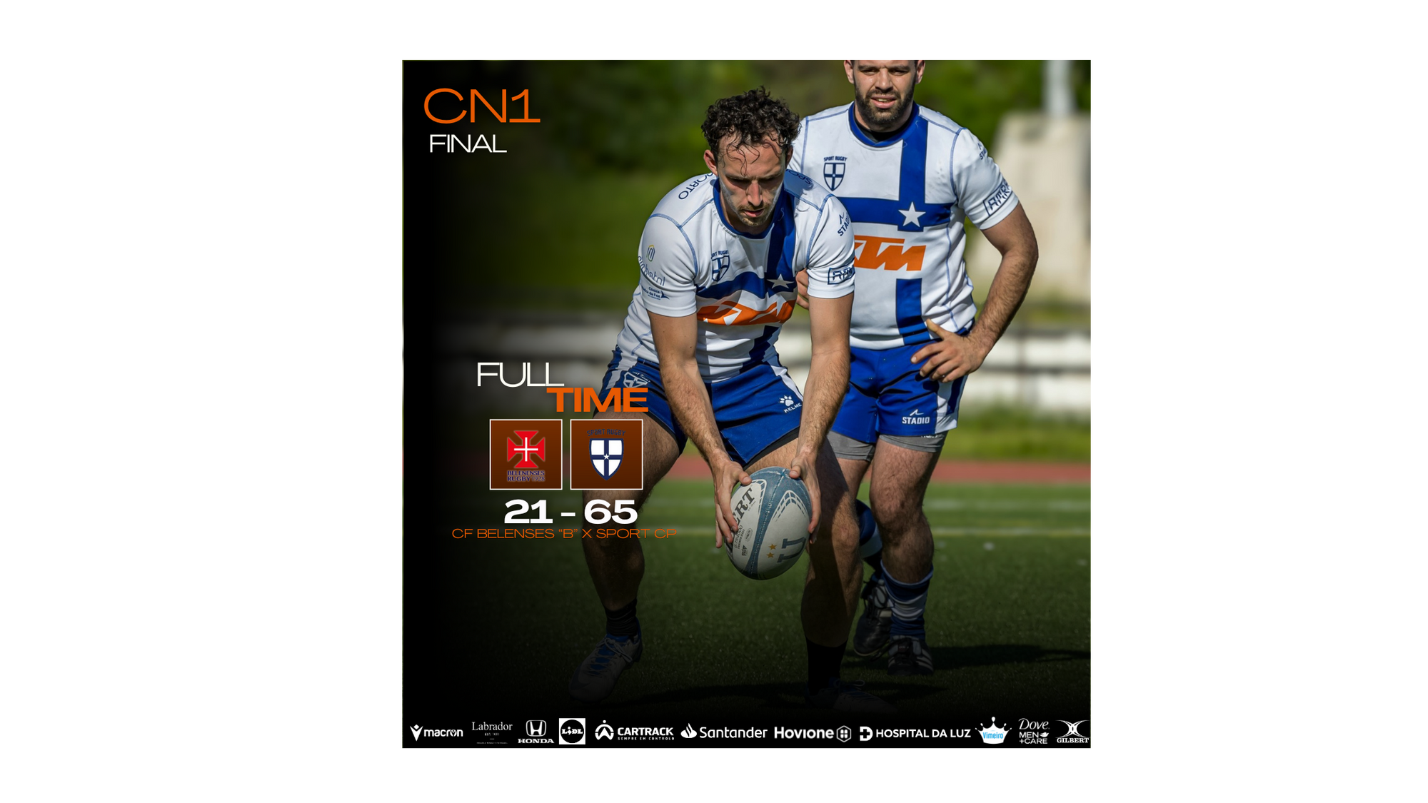 PORTUGAL RUGBY - SPORT CP SAGRA-SE CAMPEÃO DO CN2